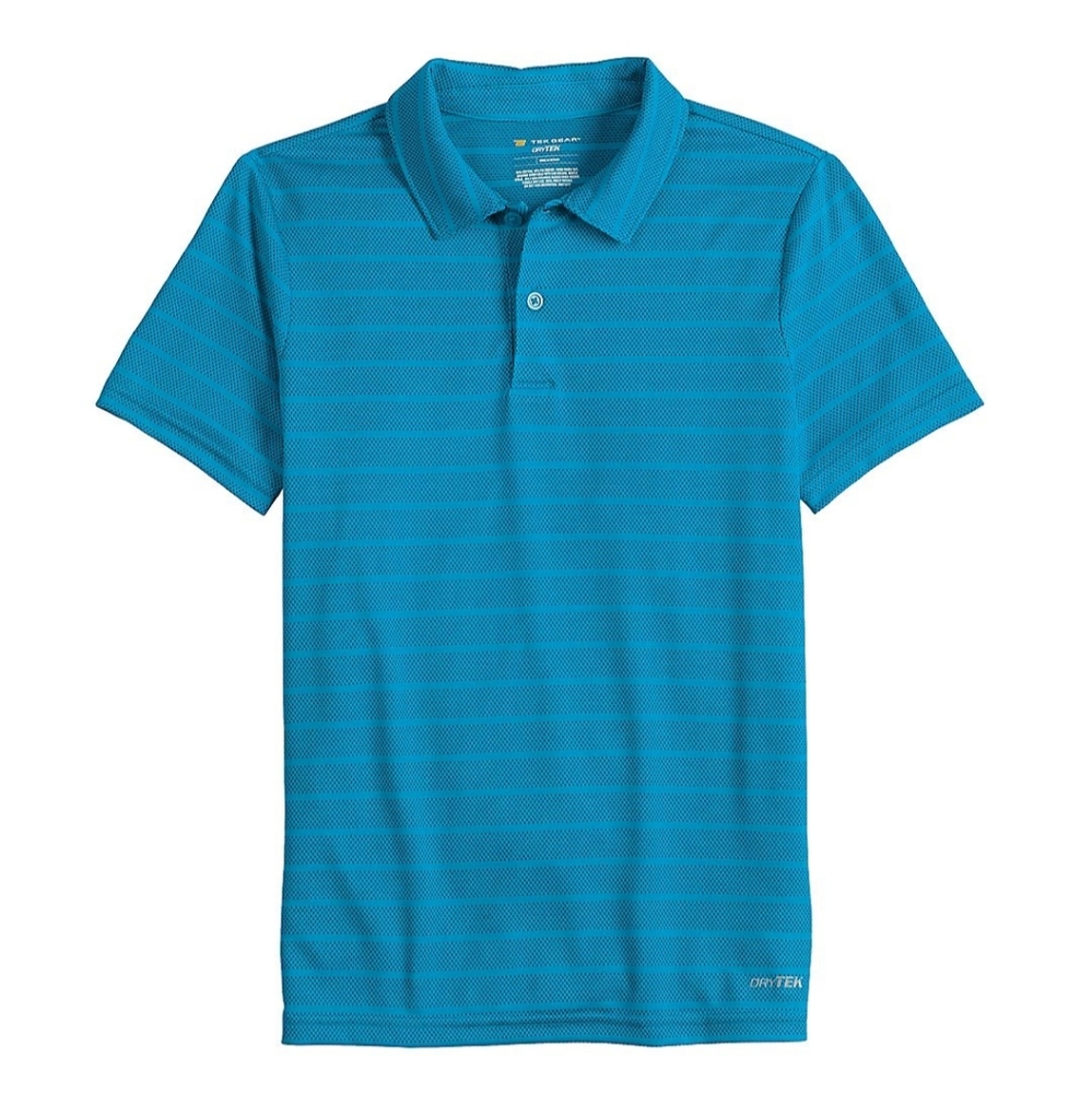 New Blue Tek Gear Boys Polo
